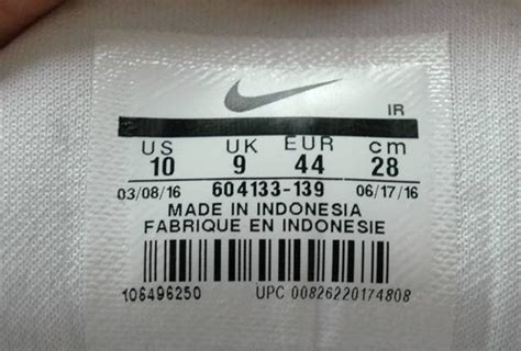 true shoes barcode